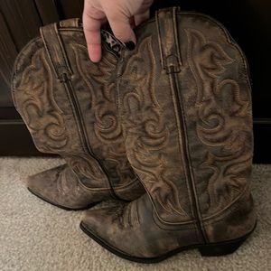 Laredo Womens Access Goat Snip Toe Boots 6.5 wide